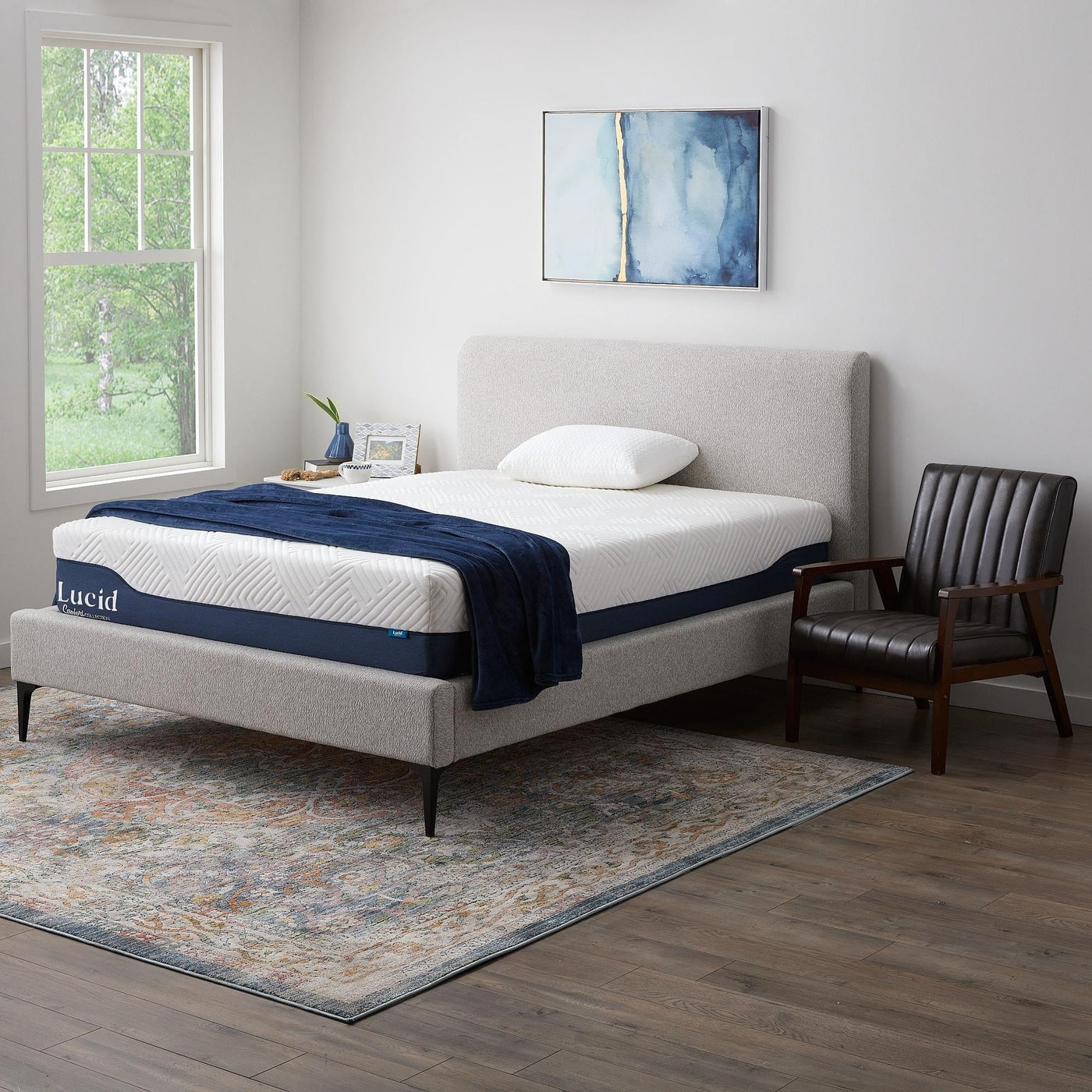 Lucid 12-inch Gel and Aloe Vera Hybrid Mattress
