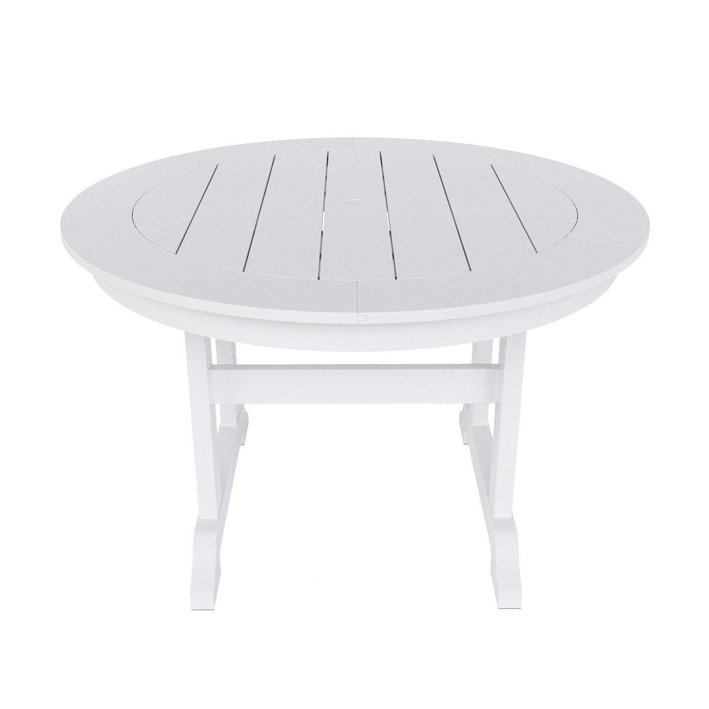 Polytrends Laguna Hdpe All Weather Outdoor Patio Dining Set with Round Table, Armchairs (5-Piece Set)