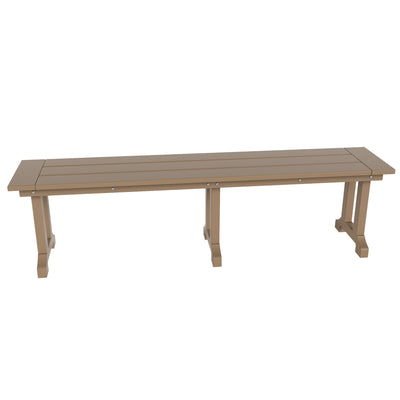 Polytrends Laguna Hdpe All Weather Outdoor Patio 65 Bench