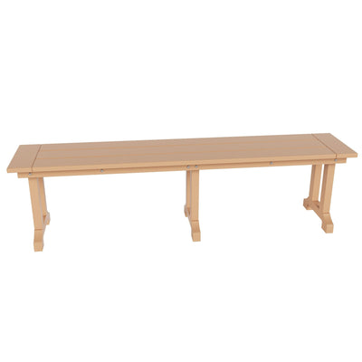 Polytrends Laguna Hdpe All Weather Outdoor Patio 65 Bench