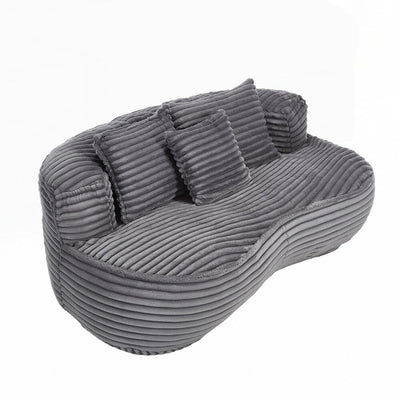 Lazy Sofa Durable Comfort Lounger High Back Bean Bag Chair Couch for Adults and Kids - 2 Seat