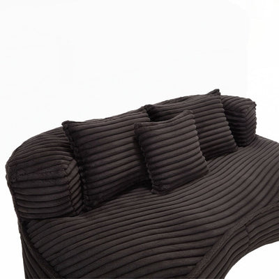 Lazy Sofa Durable Comfort Lounger High Back Bean Bag Chair Couch for Adults and Kids - 2 Seat