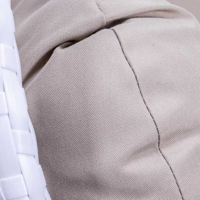 LeisureMod 2 Person Hanging Egg Chair with Stand - Outdoor/Indoor Rattan Wicker Patio Swing Hammock Lounger with Cushions