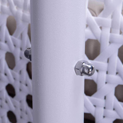 LeisureMod 2 Person Hanging Egg Chair with Stand - Outdoor/Indoor Rattan Wicker Patio Swing Hammock Lounger with Cushions