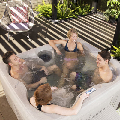Lifesmart LS100 4-Person 13-Jet 110v Plug and Play Spa with Underwater LED Light