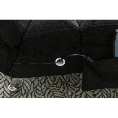 Linen Massage recliner Interior with remote control, ergonomic electric massage recliner, 5 modes