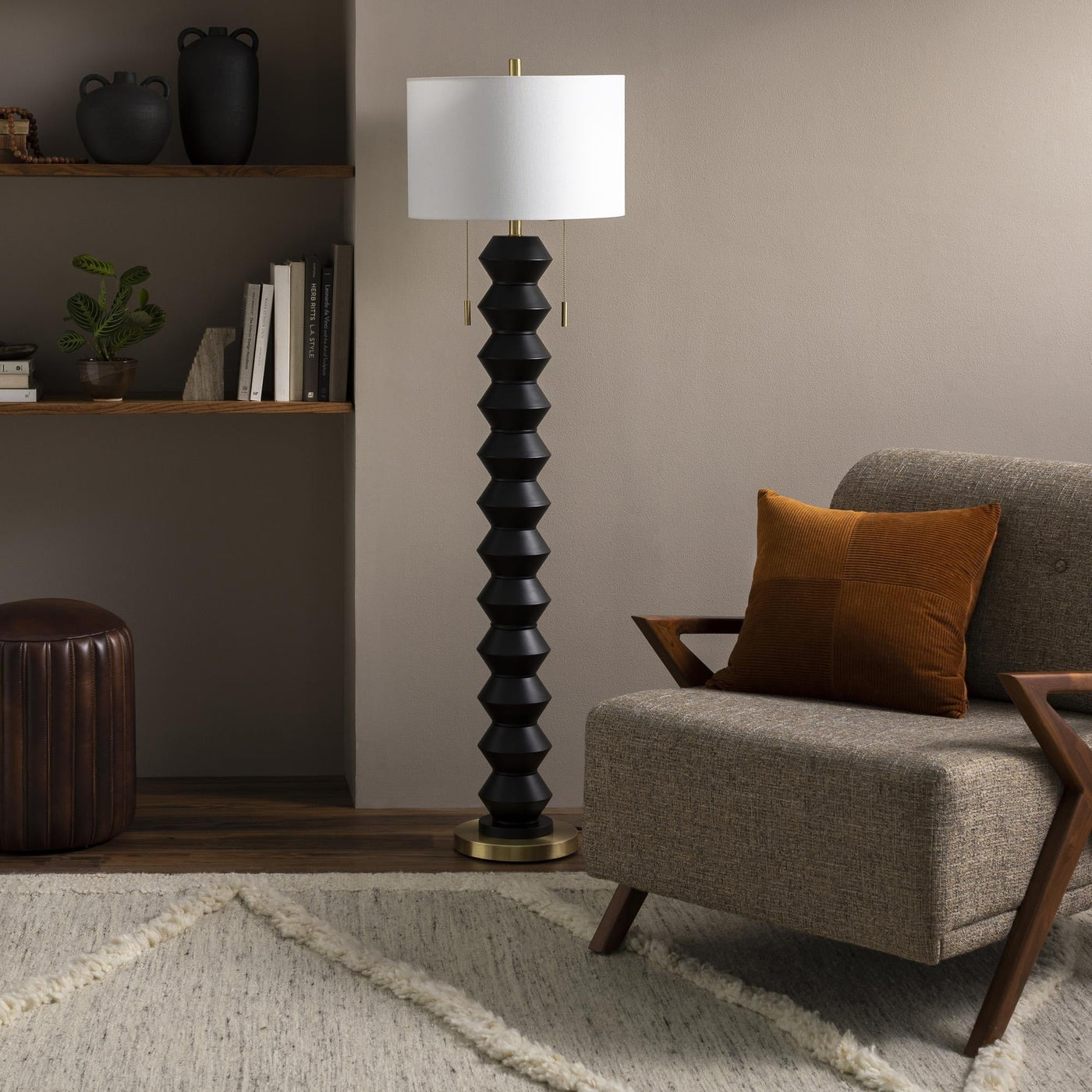 Livabliss Rogow Modern Accent Floor Lamp