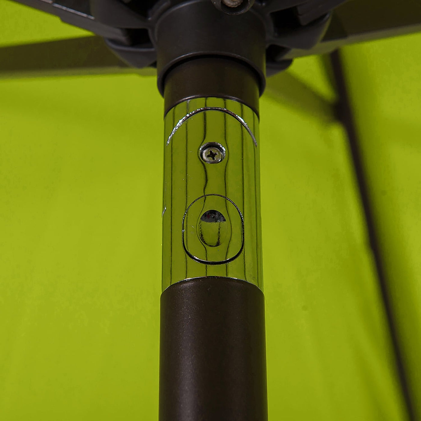 Lopes 9-foot Patio Umbrella with Bronze Finish Base Weight Stand Included