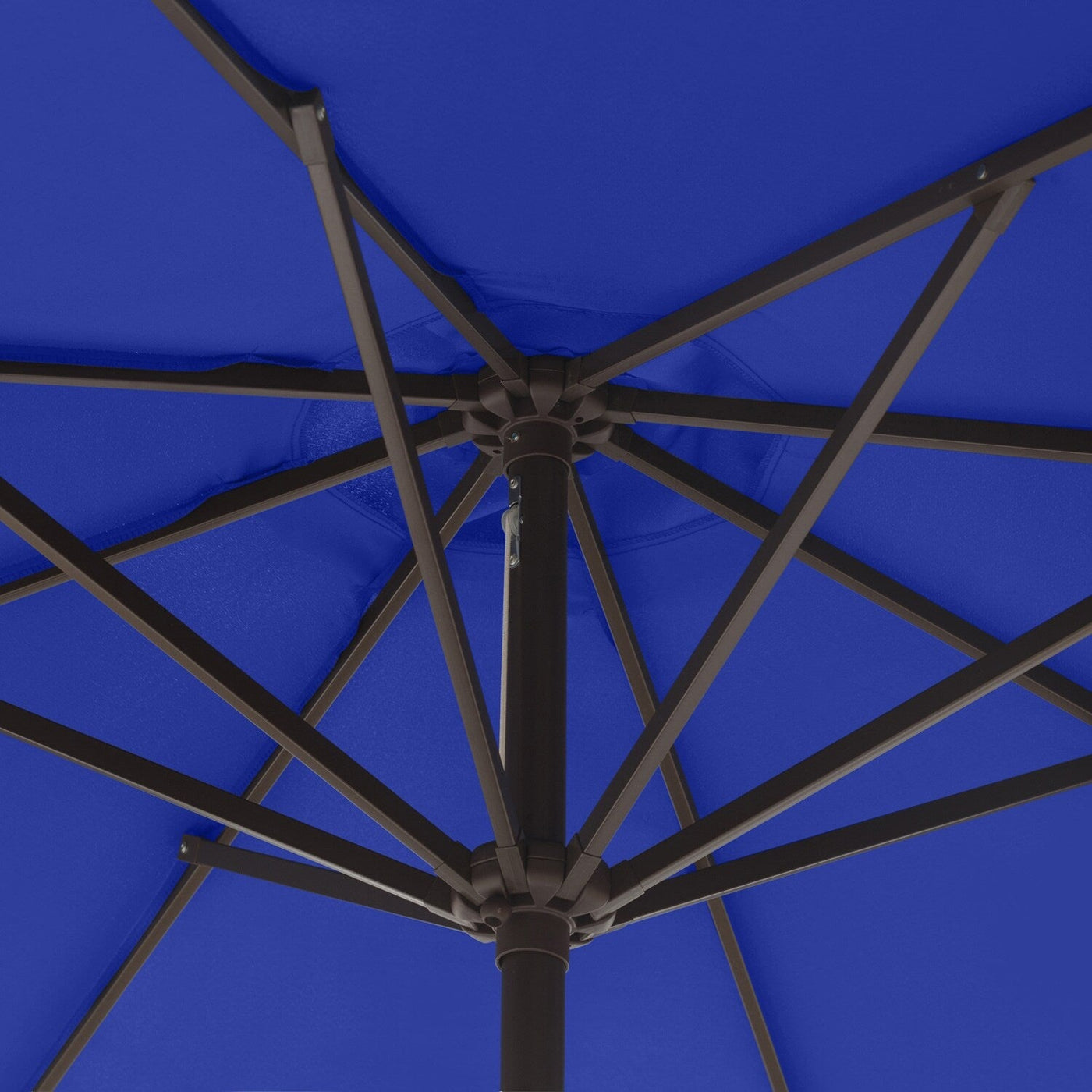 Lopes 9-foot Patio Umbrella with Bronze Finish Base Weight Stand Included