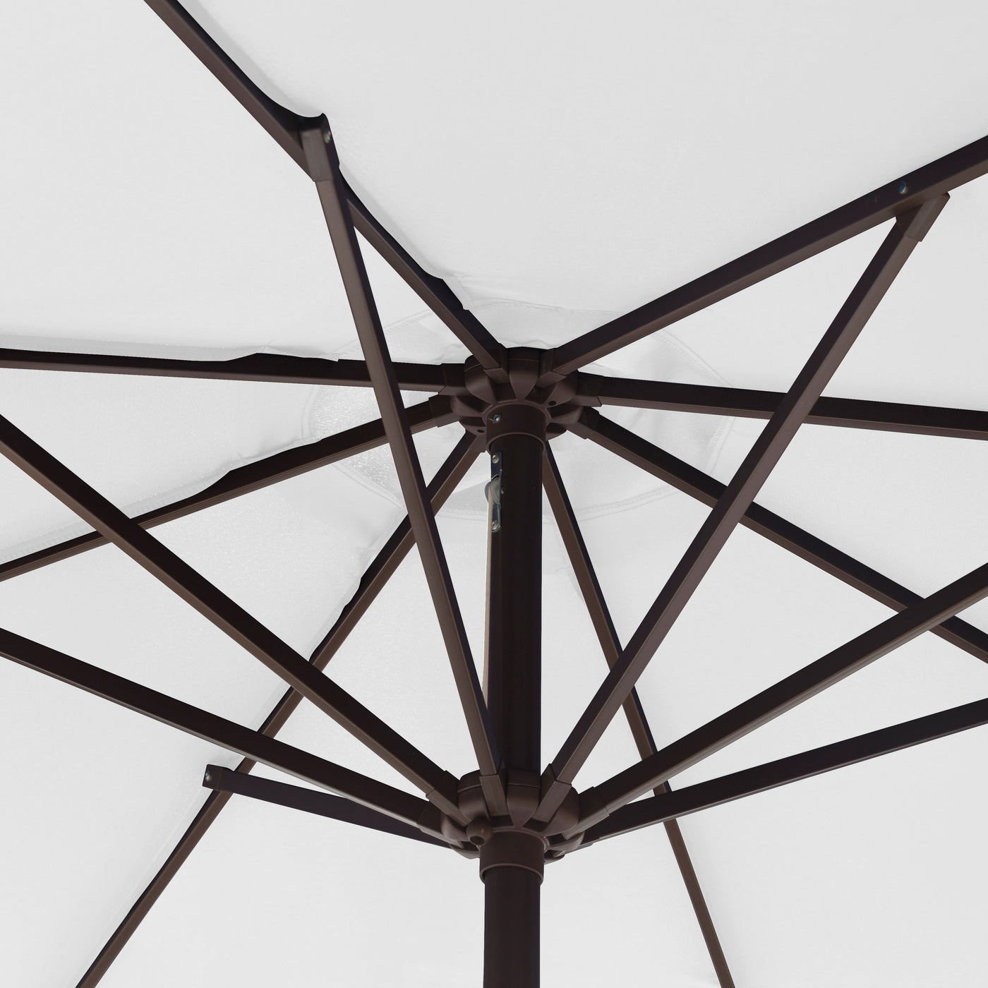 Lopes 9-foot Patio Umbrella with Bronze Finish Base Weight Stand Included