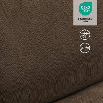 MCombo Oversized Dual Motor Armless Power Rocker Recliner Chair, Zeroarms Recliner Perfect for Living Room Fabric PR607