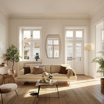 MacLuu Oblong Metal Wall Mirror