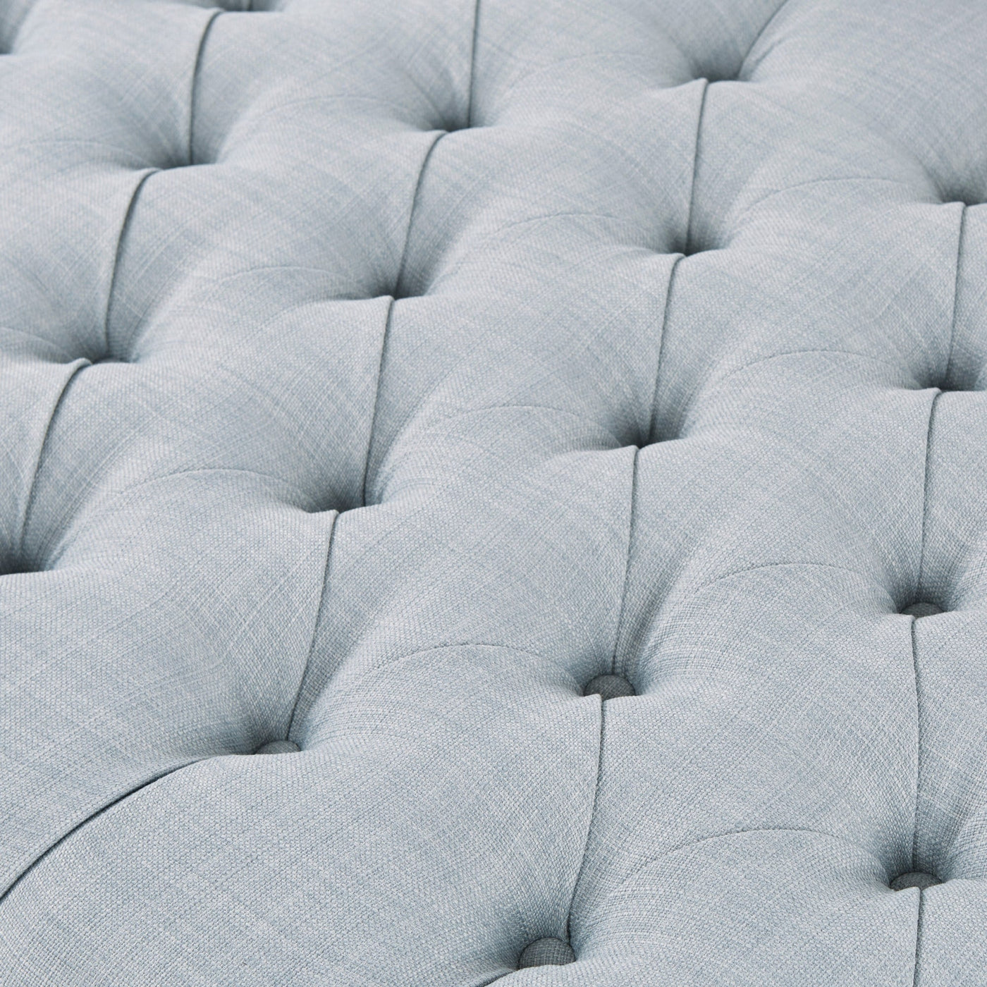 Madision Park Chase Surfboard Tufted Upholstered Ottoman with Solid Wood