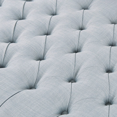 Madision Park Chase Surfboard Tufted Upholstered Ottoman with Solid Wood