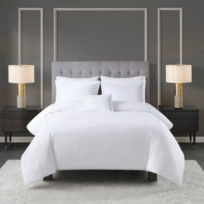 Madison Park Signature 500 Thread Count Luxury Collection 100% Cotton Sateen Embroidered Duvet Cover Set