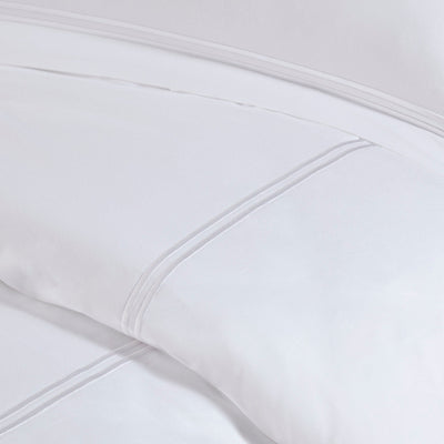 Madison Park Signature 500 Thread Count Luxury Collection 100% Cotton Sateen Embroidered Duvet Cover Set
