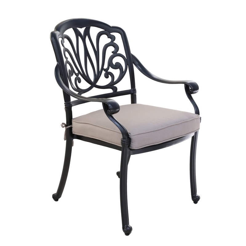 Manasquan 13-piece Gunmetal Aluminum Dining Set by Havenside Home