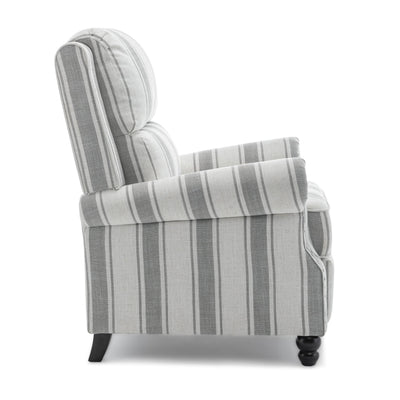 Manual Pushback Recliner Chairs with Nailhead Trim