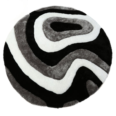 Mateos Shag Abstract Designed Area Rug