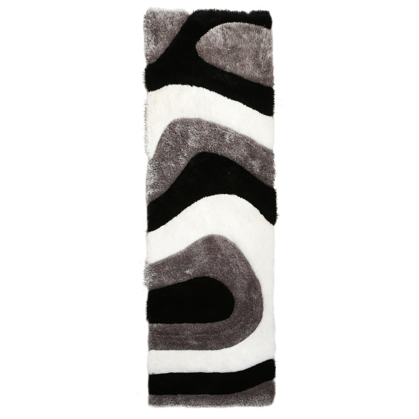 Mateos Shag Abstract Designed Area Rug
