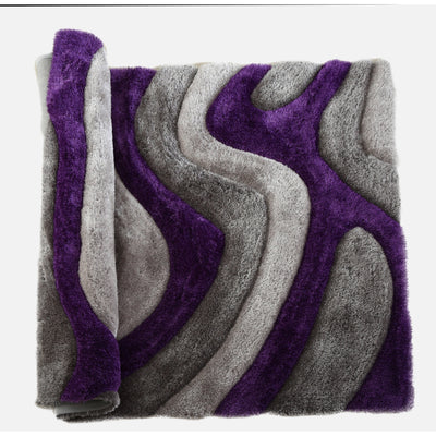 Mateos Shag Abstract Designed Area Rug