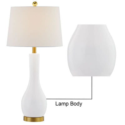 28.5 Ceramic Table Lamp Set with USB (Set of 2)