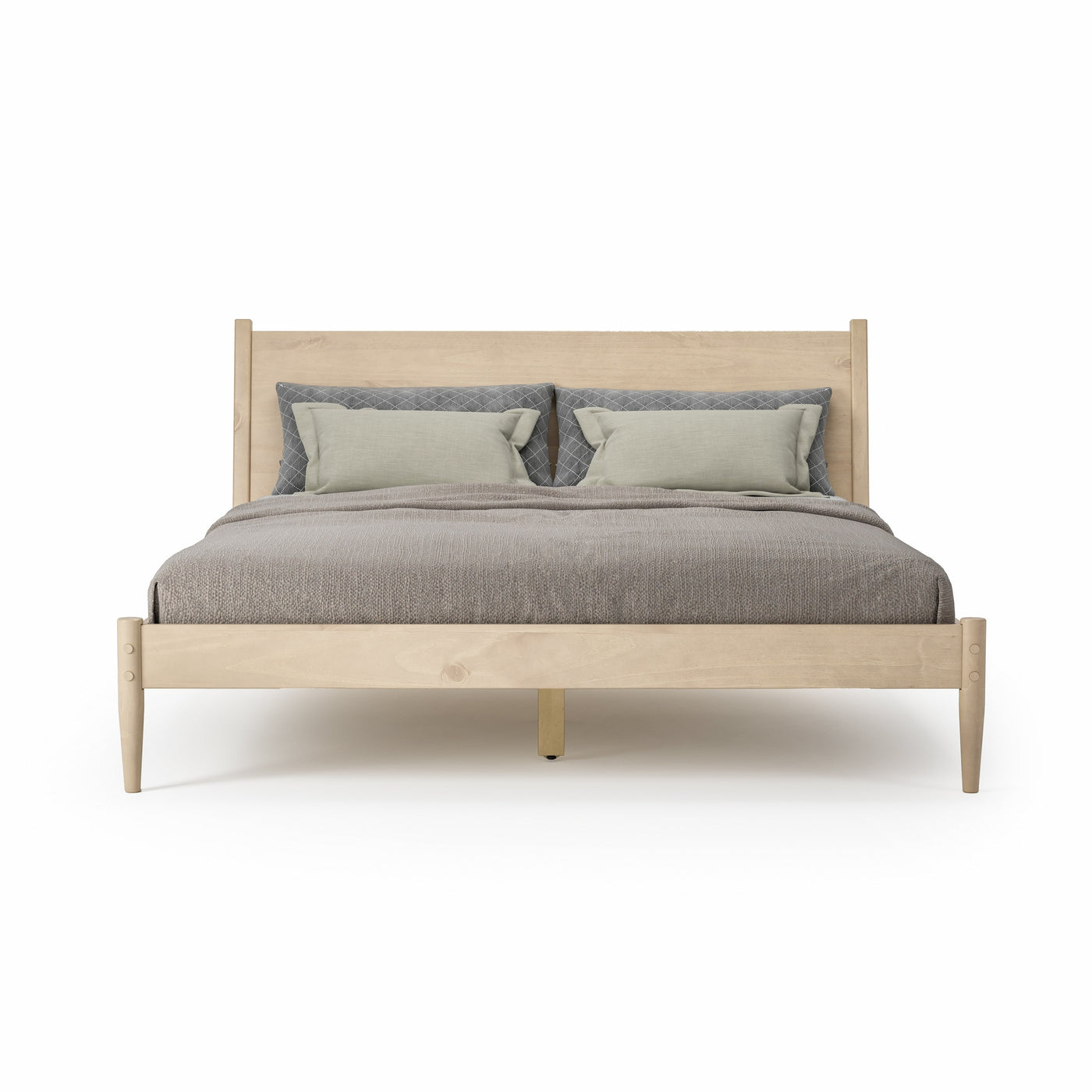 Mid-Century Panel Bed