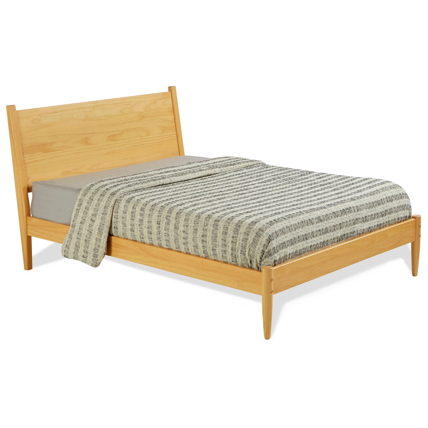 Mid-Century Panel Bed