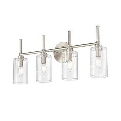 Millennium Lighting Chastine Bathroom Vanity Light Fixture with Clear Beveled Glass Shades