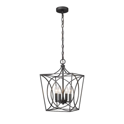 Millennium Lighting Tracy 4 Light Pendant Fixture in Multiple Finishes