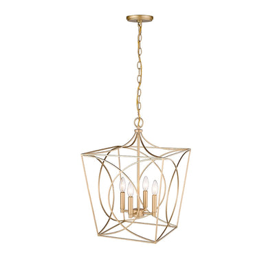Millennium Lighting Tracy 4 Light Pendant Fixture in Multiple Finishes