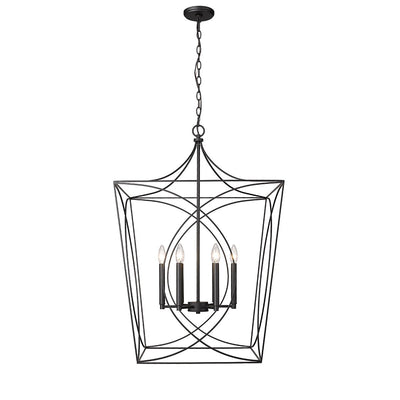 Millennium Lighting Tracy 4 Light Pendant Fixture in Multiple Finishes