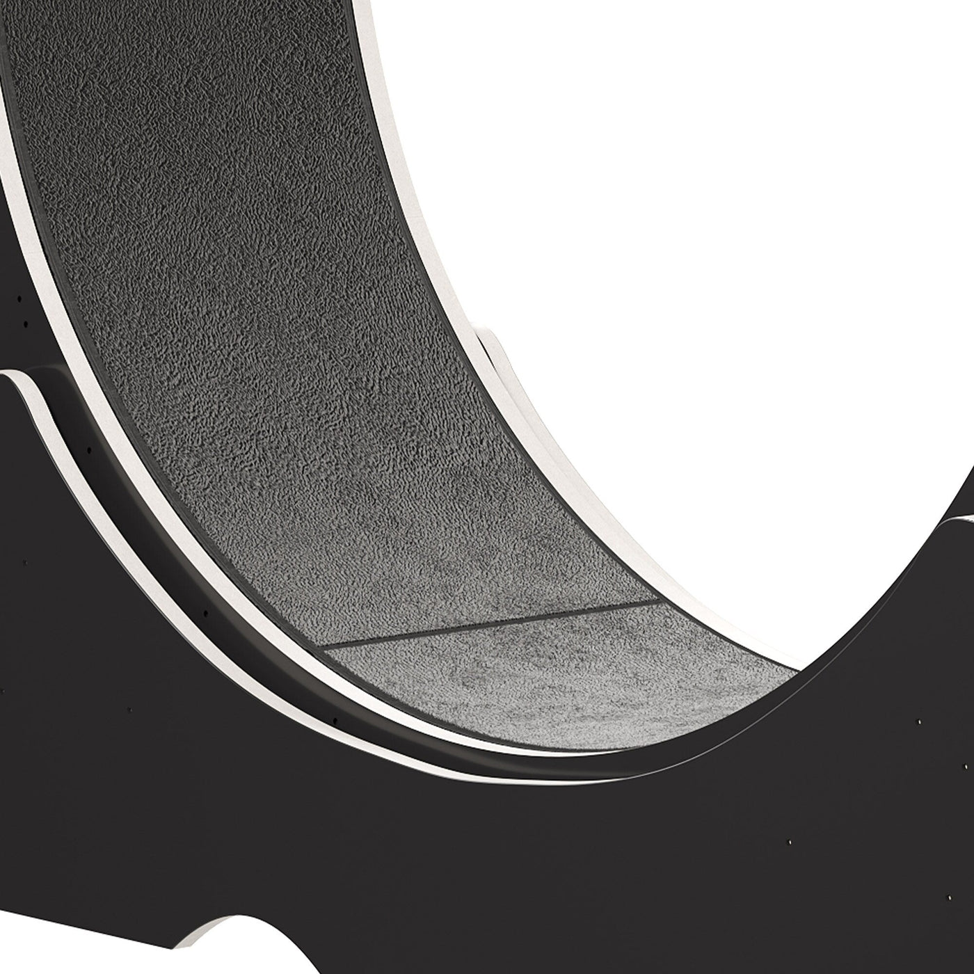 Moasis 43.3 inch Wood Large Cat Treadmill Exercise Running Wheel with Carpeted Runway