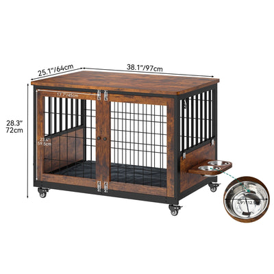 Moasis Furniture-style Dog Crate End Table