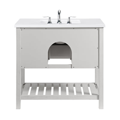 Monterey 37 Farmhouse Single Bathroom Vanity with Top