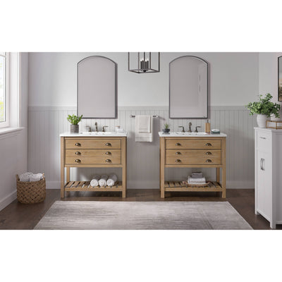 Monterey 37 Farmhouse Single Bathroom Vanity with Top
