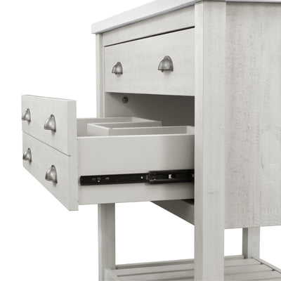 Monterey 37 Farmhouse Single Bathroom Vanity with Top