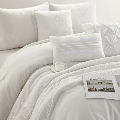 Nanshing Taylor 7 Piece Floral Botanical Comforter Set