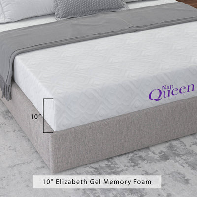 NapQueen Elizabeth 10 Cooling Gel Memory Foam Mattress