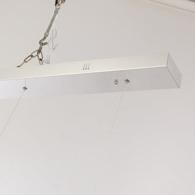 Nordic Luxury Interlocked Stainless Steel LED Chandelier Dining Room Ceiling Light