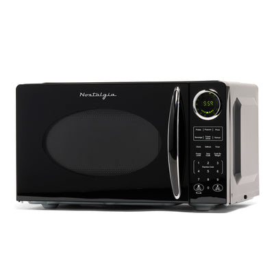 Nostalgia Retro 0.9 Cubic Foot Countertop Microwave Oven