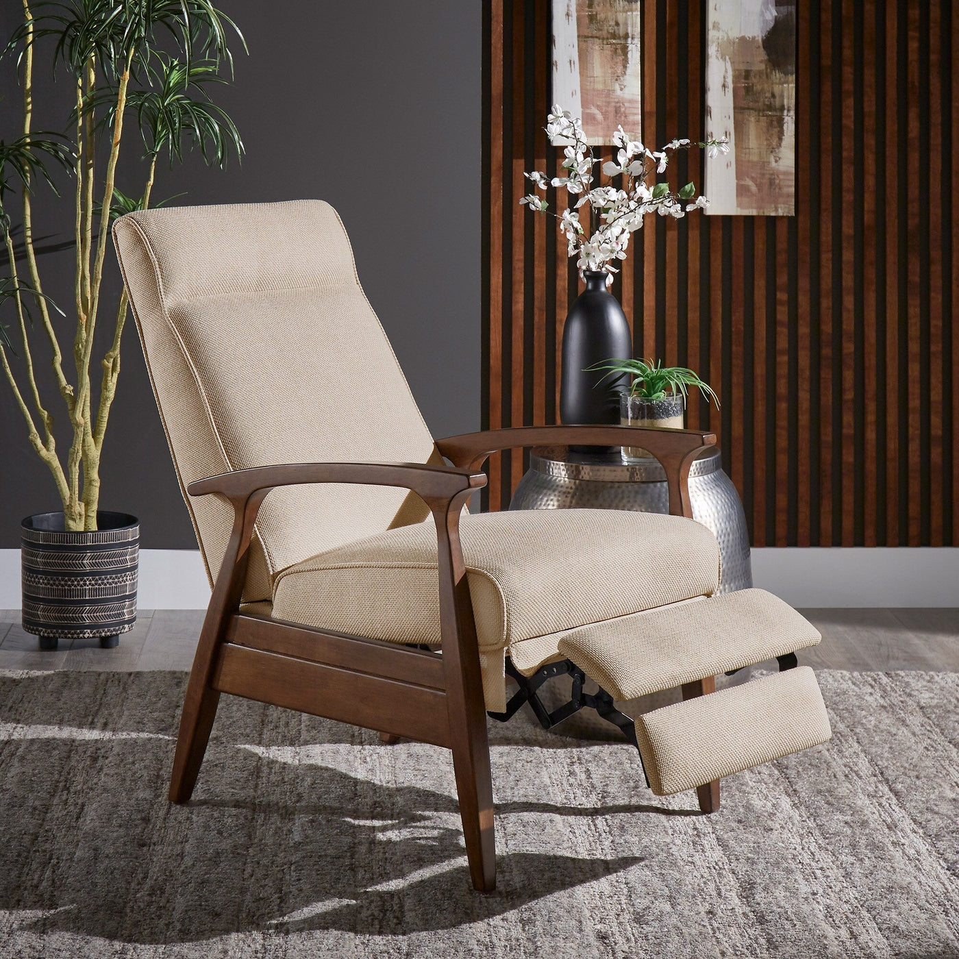 Notker 25.75 Wide Mid-Century Recliner by iNSPIRE Q Modern
