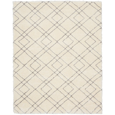Nourison Luxurious Shag Ultra Plush Pile Abstract Geometric Area Rug