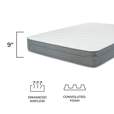 NuForm 9 Medium Firm Eurotop Mattress