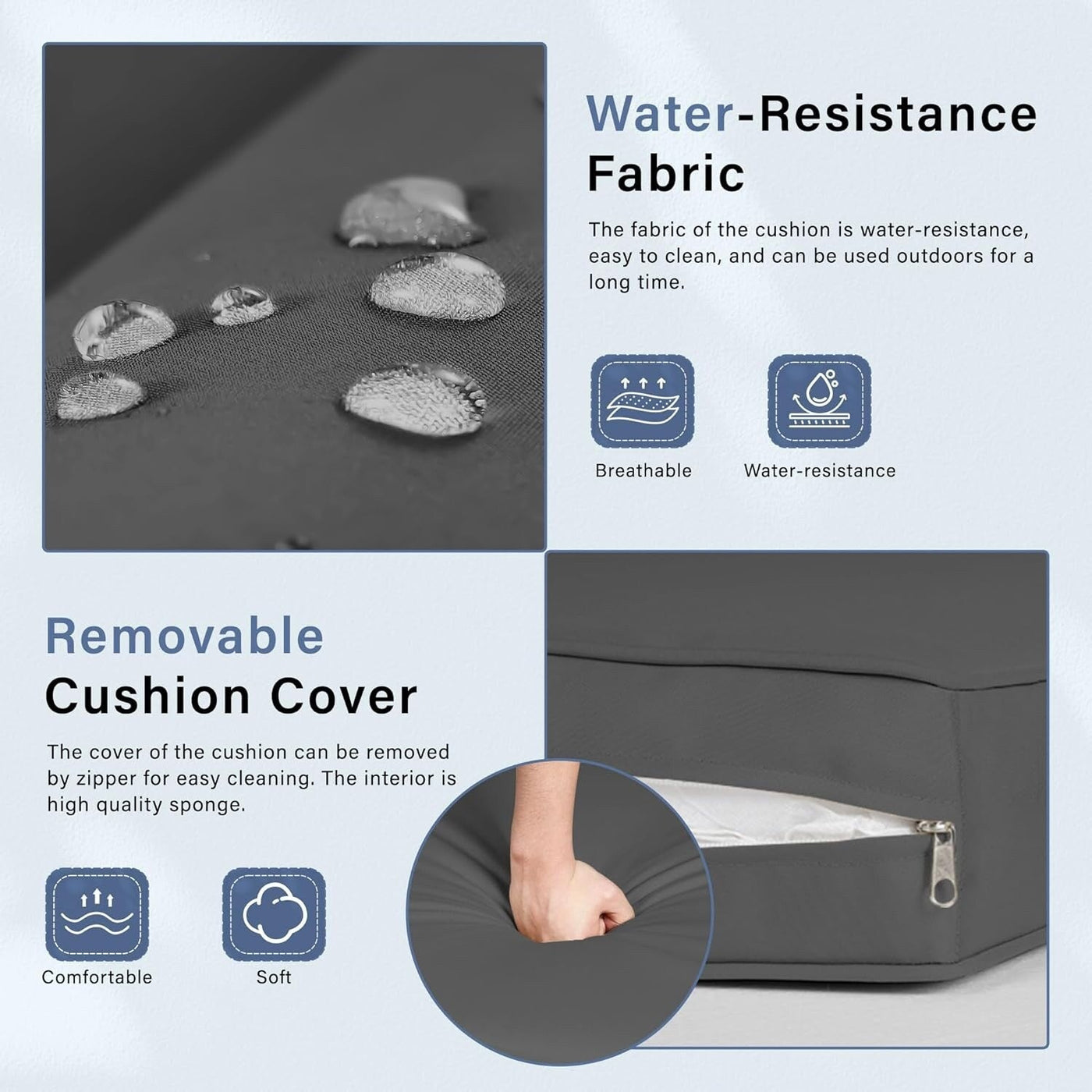 Nuon 4-Piece/5Piece Outdoor Patio Conversation Set Wicker Daybed Set with Canopy by Havenside Home