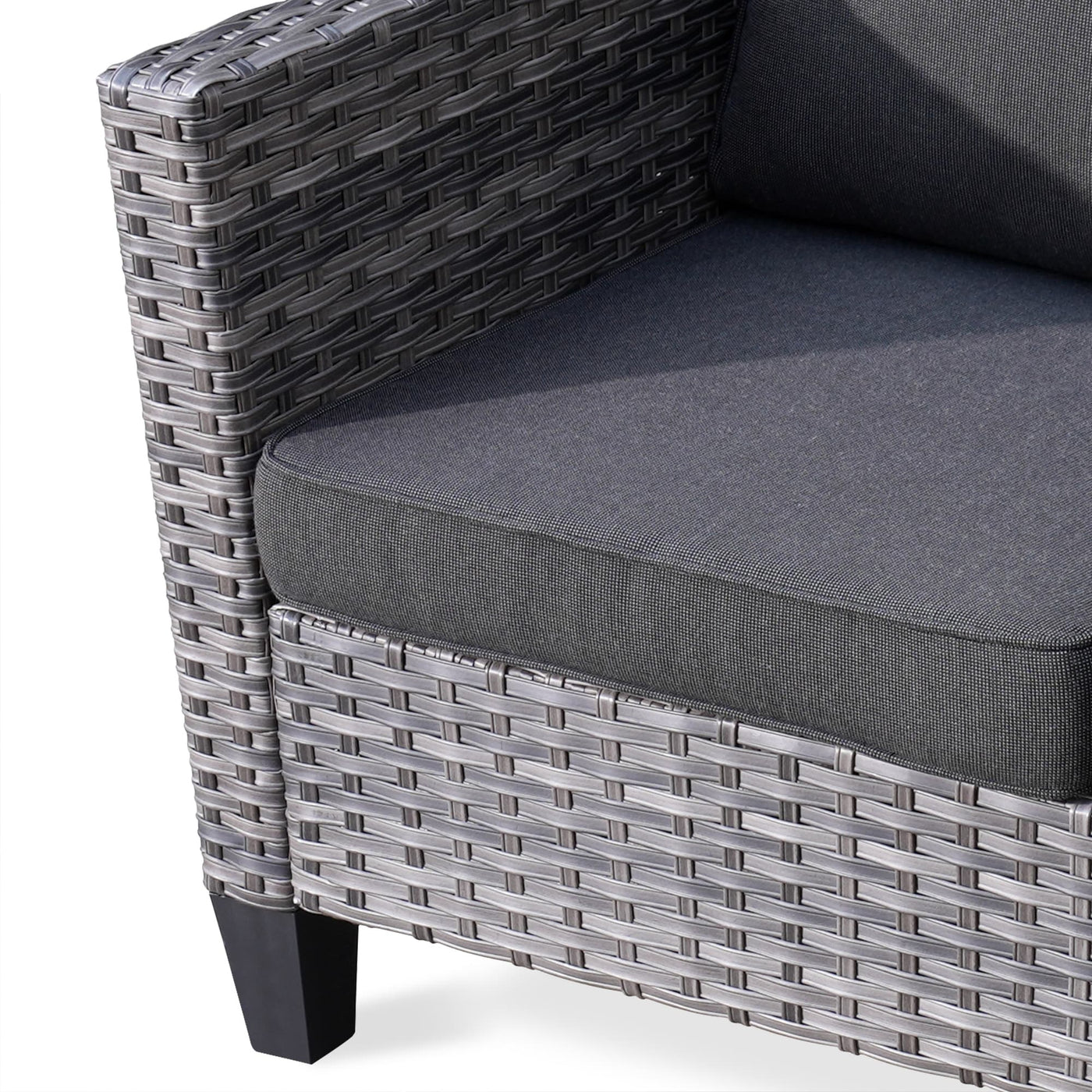 OVIOS 5-piece Patio Furniture Wicker Outdoor High-back Seating Set