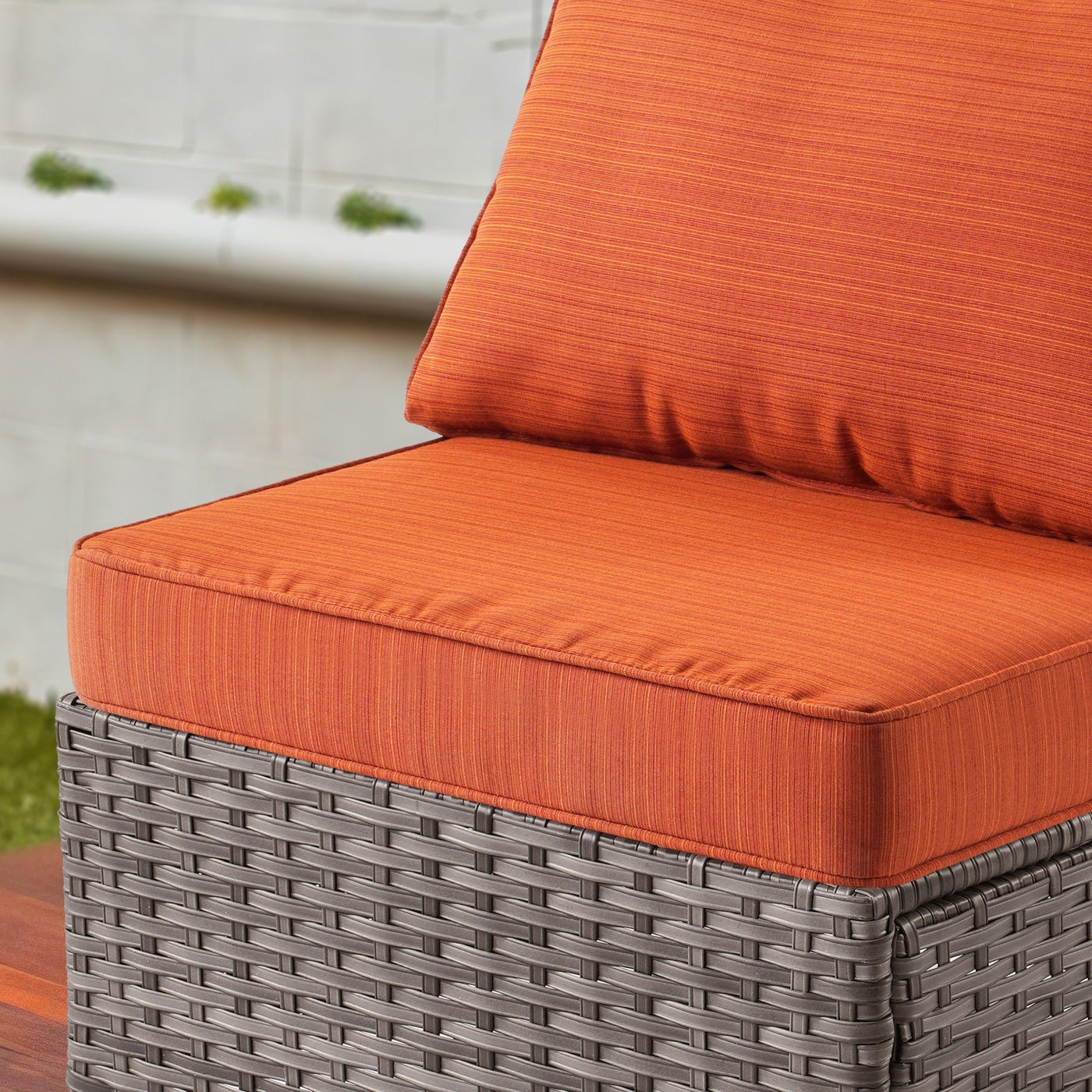 OVIOS Deep Seat Wicker 11-piece Sectional Set Swivel Chairs Fire Pit