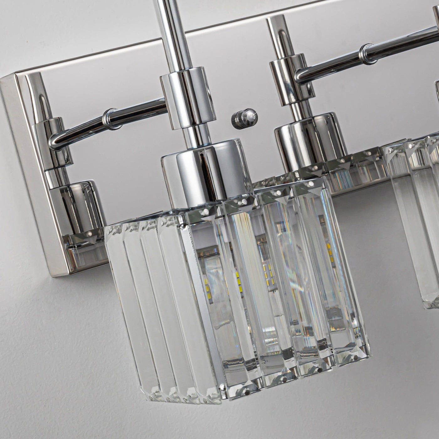 Ora Modern Dimmable Crystal Bathroom Light Fixtures Over Mirror Glam Vanity Lights