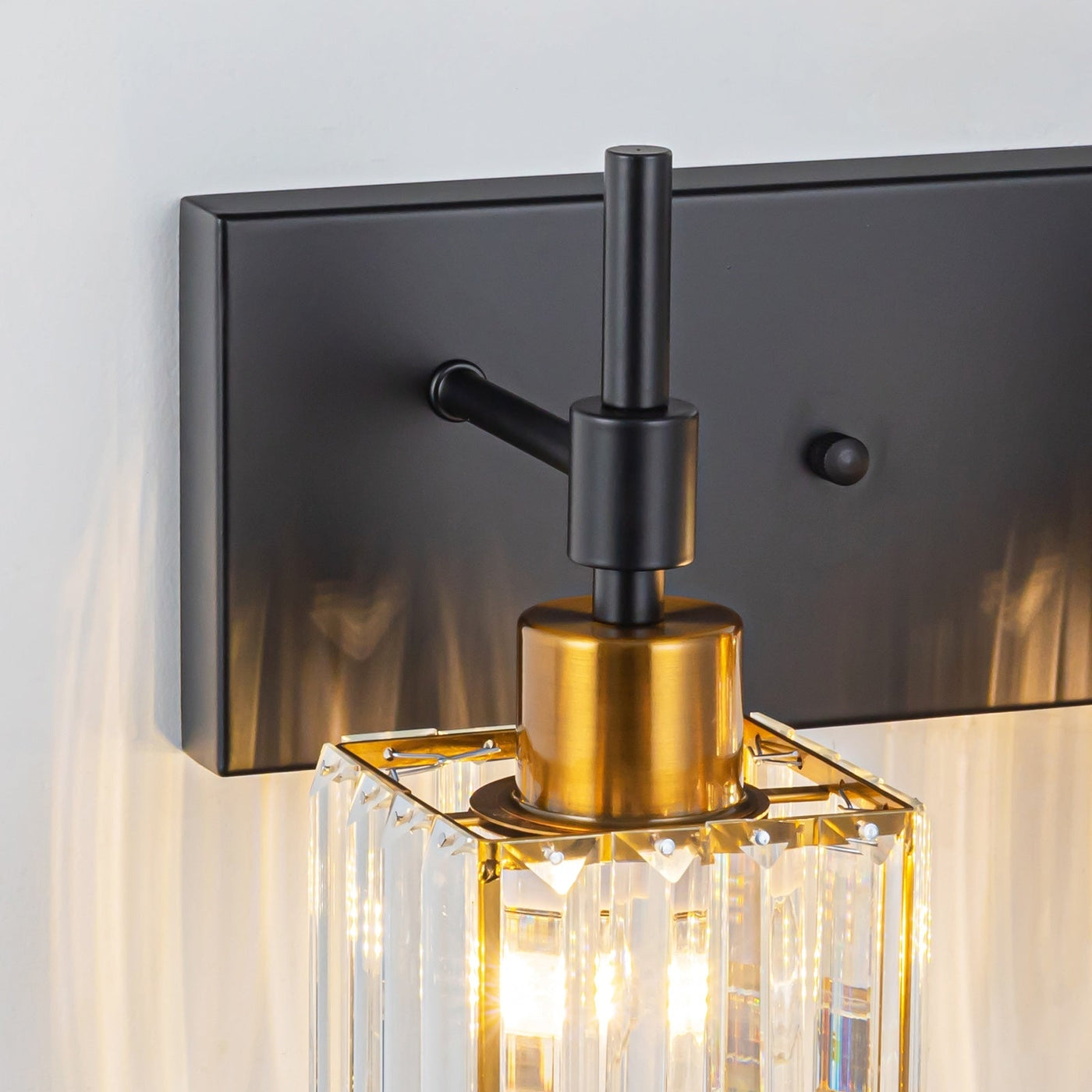 Ora Modern Dimmable Crystal Bathroom Light Fixtures Over Mirror Glam Vanity Lights