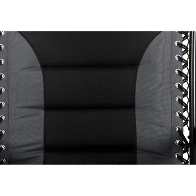 Oversize XL Padded Zero Gravity Lounge Chair Wider Armrest Adjustable Recliner with Cup Holder - N/A